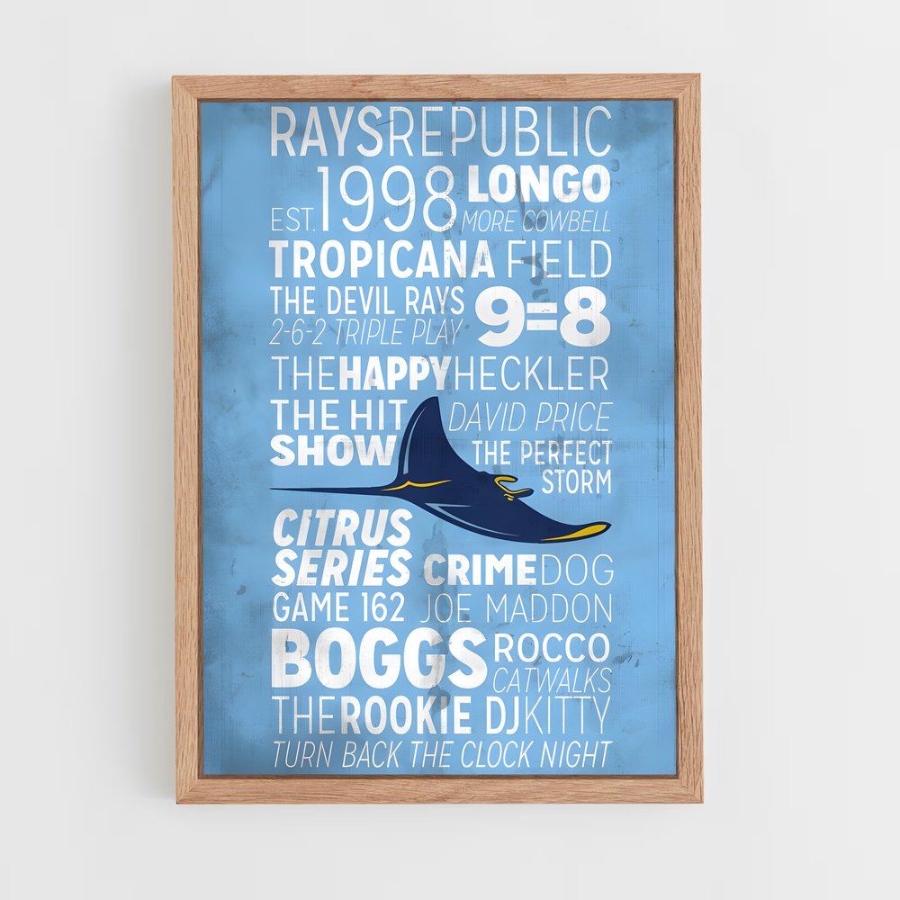 Poster Tampa Bay Legends – affiche Baseball (vue 4)